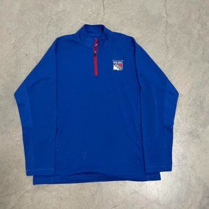 New York Rangers 1/4 zip jacket size XL